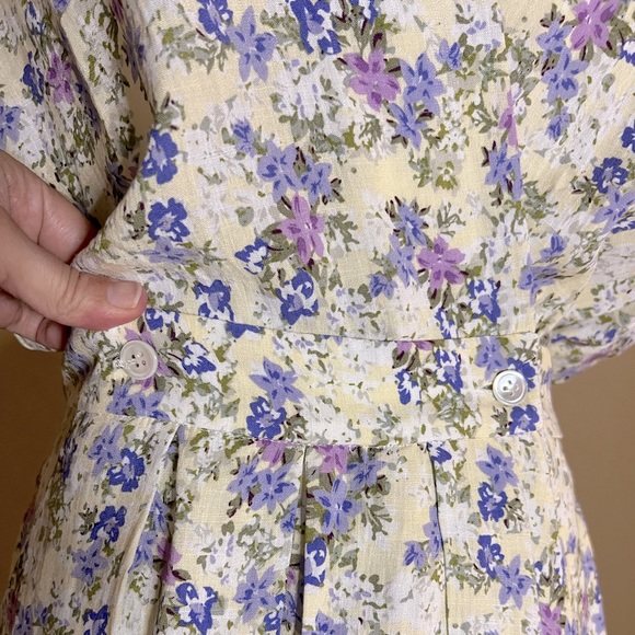 FRNCH Paris Floral Print Romantic Dress Size Medium - Picture 5 of 9